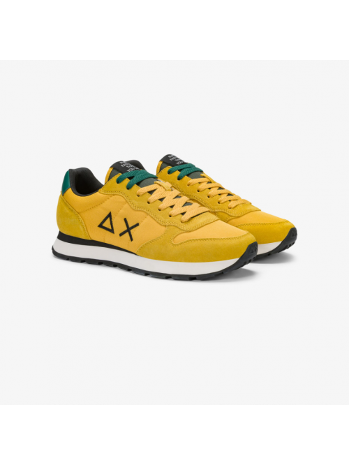 SUN68 Sneaker Tom In Nylon E Suede Giallo Sole Mod. Z46101/40
