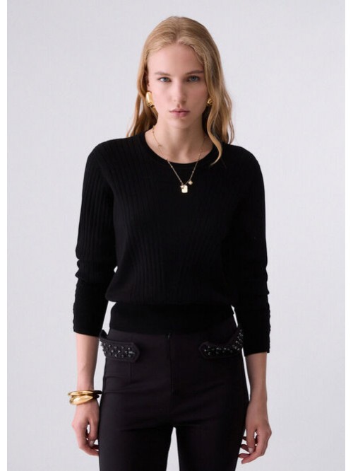 Liu Jo Maglia Con Stringhe Sui Polsi Mod. TF6080MS63L/ 22222