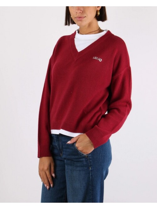 Liu Jo Maglia Con Profili A Contrasto Mod. WF6370MS009/ X0796