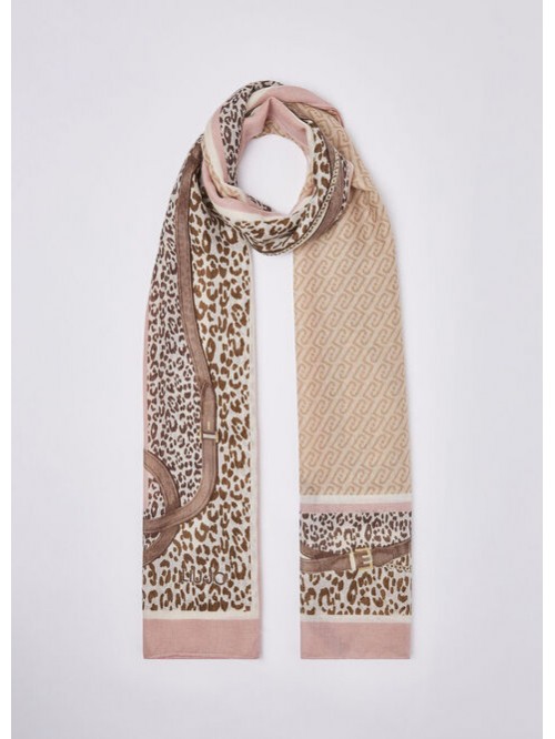 Liu Jo Foulard Stampa Monogram Mod. 2F6063T2745/ 41310