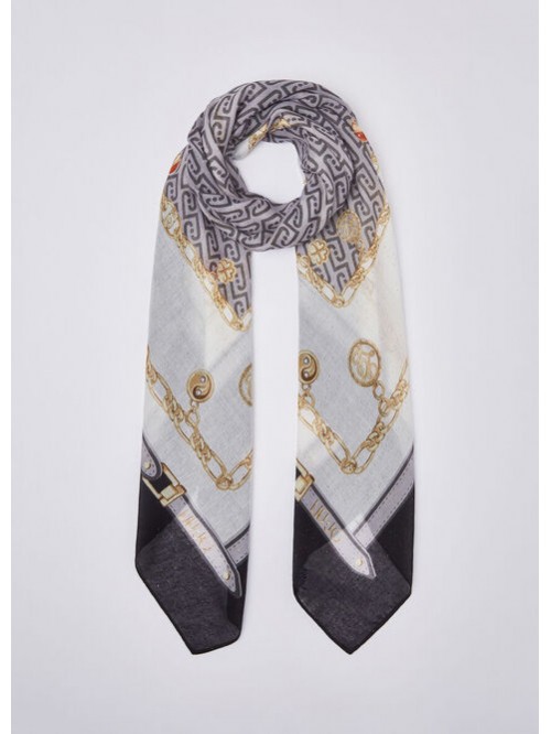 Liu Jo Foulard Grande Stampa Catene Mod. 2F6069T2745/ 22222